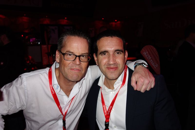 (l.) Christoph Dicks, T-Systems, mit Elton Cabrera, Geodis (Bild: IT-BUSINESS)