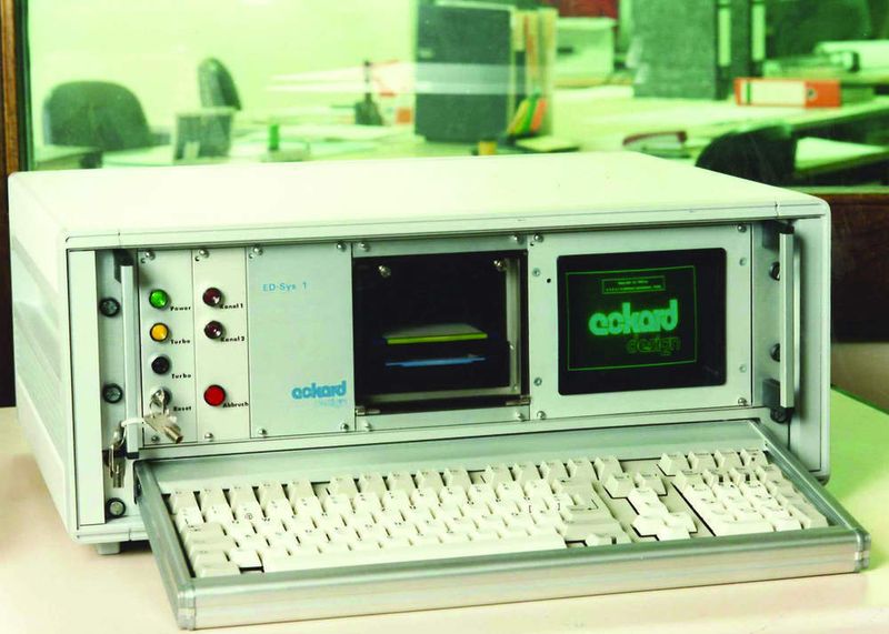 90er Jahre: Die Computer halten Einzug. (Archiv: Vogel Business Media)
