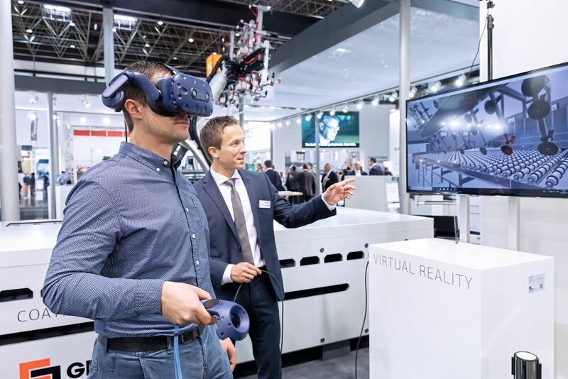 Virtual Realitiy unterstützt bei der Wartung von Maschinen und Anlagen. (Grenzebach)