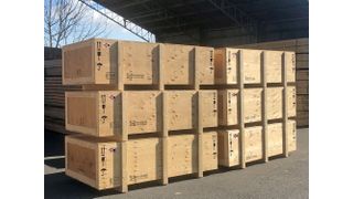 In Kisten von Unternehmen, die mit dem HPE-Certified-Custom-Packaging-Zertifikat unterwegs sind, lassen sich Industriegüter besonders zuverlässig und schonend in alle Welt exportieren. (Bild: HPE)