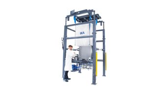 Inline-Mischer CMX 2000 mit Big-Bag-Station (Bild: IKA)
