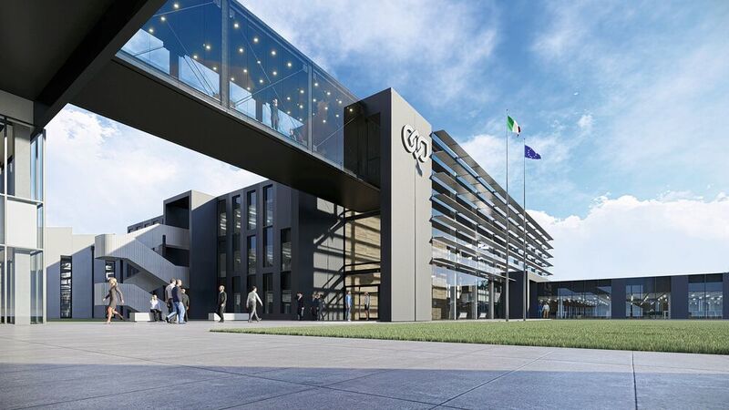 So wird das neue Headquater EVO von Bonfiglioli aussehen. Vor kurzem wurde dafür der Grundstein gelegt. (Bonfiglioli)