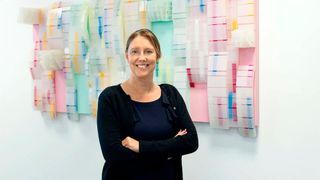 Prof. Jennifer L.M. Rupp, Mitinitiatorin des künftigen SolBat-Zentrums auf dem TUM Campus Garching. (Bild: Uli Benz / TUM)