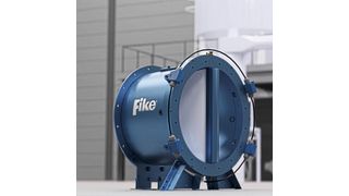 Rückschlagklappe zur Explosionsentkopplung Fike DFI (Bild: Fike)