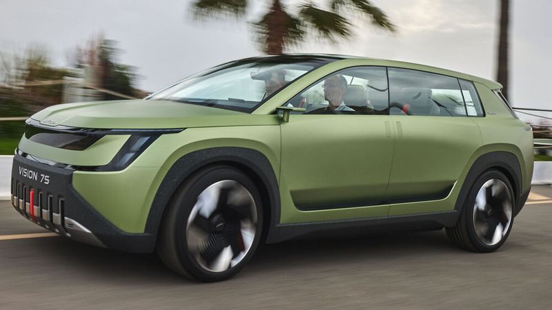 Die SUV-Studie soll vor allem bei Familien Interesse wecken, die große Platzbedürfnisse haben. (Bild: Skoda)
