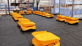 Bei GXO Logistics in Italien erhöht die modulare, skalierbare Robotiklösung von GRS die Genauigkeit bei der Sortierung. Gleichzeitig wird der Durchsatz verdreifacht und die Effizienz sowie Auftragsverfolgung verbessert. (Bild: GRS)