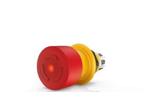Die neue Baureihe 61 Not-Halt-Taste ist UL-zertifiziert und bietet Sicherheit in kompakter Bauweise für unterschiedlichste Anwendungen. (EAO)