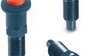 Die Sicherheits-Rastbolzen GN 414 können besonders dort eingesetzt werden, wo ein versehentliches und unbedachtes Bewegen des Raststiftes verhindert werden soll. Bild: Otto Ganter (Archiv: Vogel Business Media)