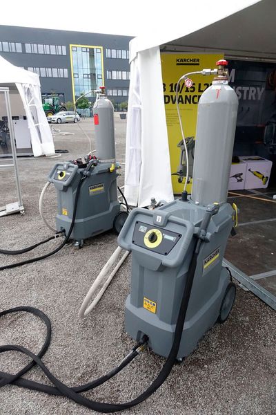 Erscheint im Laufe des Jahres: eine leistungsstärkere Variante des Trockeneisstrahlgeräts IB 10/8 L2P für eine verbesserte Flächenleistung (Bild: Dominsky – VCG)