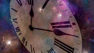 Ein Laserpuls trifft die Wolfram-Oberfäche, auf der Iod-Atome aufgebracht sind. Sowohl Wolfram- als auch Jod-Atome verlieren Elektronen, die dann gemessen werden können.  (Clipdealer)