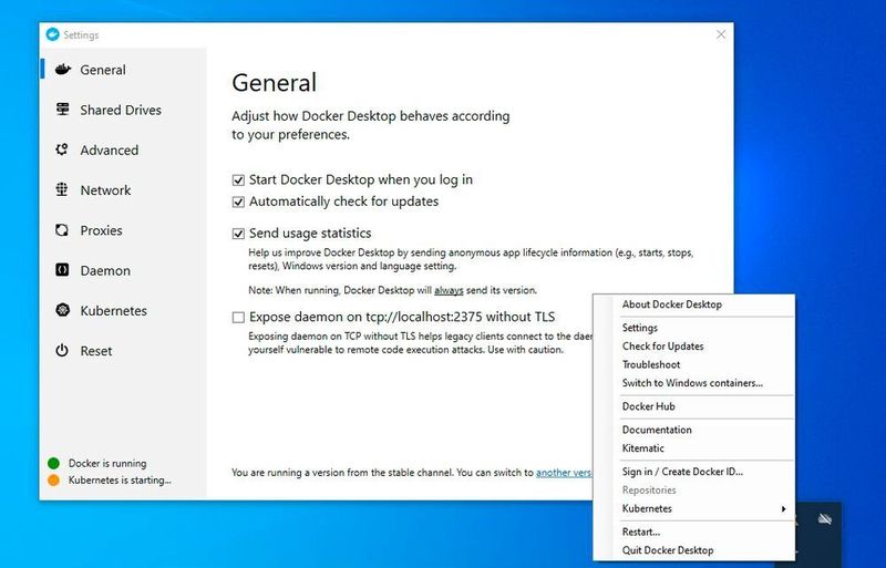 In Windows 10 können Kubernetes als Cluster betrieben und Linux-Container parallel zu Windows-Containern bereitgestellt werden. (Joos / Microsoft)