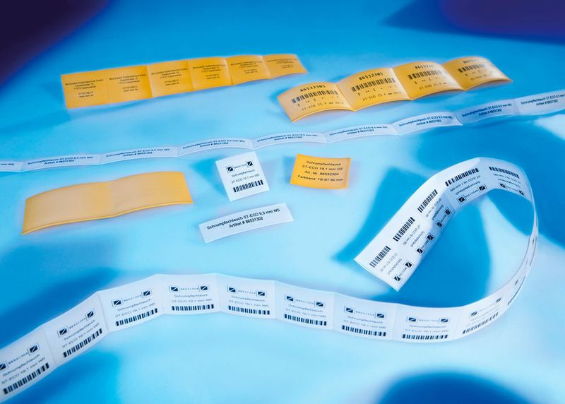 Schrumpfschlauch-Varianten für die Industrie aus dem Murrplastik Programm. (Murrplastik)
