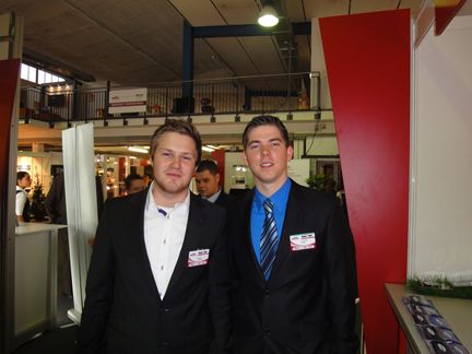 Patrick Brady, Raidsonic, mit Frank Ihlenfeldt, Samsung Semiconductor (Archiv: Vogel Business Media)