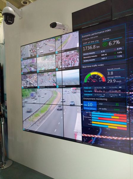 Die in Echtzeit überwachte Stadt, ein Szenario das irgendwie auch erschreckend wirkt. (Robert Horn)