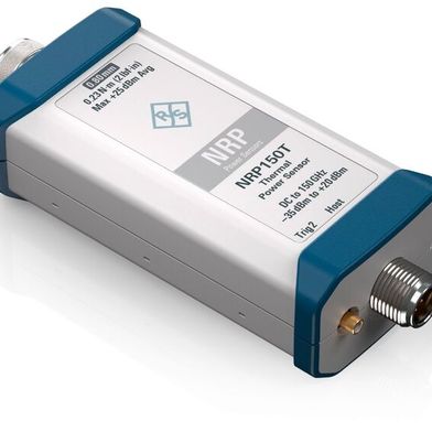 Der R&S NRP150T ist der weltweit erste HF-Leistungsmesskopf, der den neuen 0,80-mm-Koaxialstecker bis 150 GHz nutzt. (Bild: Rohde & Schwarz )
