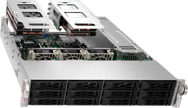 Das Supermicro-Angabeit an neuen Servern mit dem Grafikprozessor „Arctic Sound-M“ von Intel schließt einen „CloudDC“-Server für Edge AI Inferencing Anwendungen ein. 