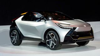 Als provokant und polarisierend bezeichnet Toyota das Design seines Konzeptautos C-HR Prologue. (Bild: Toyota)