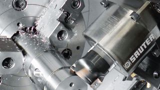 Sauter hat die Directdrive-Werkzeugrevolver der Baureihe 0.5.437.3/4xx jetzt speziell für den Einsatz in Dreh-Fräs-Zentren entwickelt. Sie sollen die Rüstzeiten im Vergleich zu Systemen mit Getriebe halbieren und sicherer vor Überhitzung sein.  (Sauter)