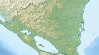 Nicaragua liegt zwischen Atlantik und Pazifik. Ein 200 km langer Kanal soll die Ozeane verbinden. Umweltschützer sorgen sich um den großen See. (Bild: Alexrk2 unter GNU-Lizen CC BY-SA 3.0, wikimedia)