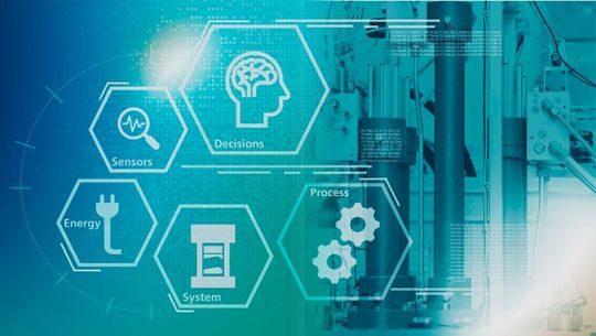 Smarte und autarke Produktionssysteme vereinen Mechanik mit sensorischer Intelligenz und  Prozesswissen. So können selbstständig Prozesse optimiert und Ressourcen geschont werden. (Bild:  Fraunhofer-IWU)