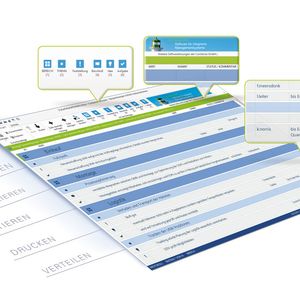 Das Softwaretool vereinfacht das Erstellen von Mitschriften.