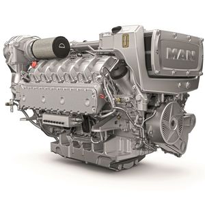 MAN benötigte kurzfristig zehn Bronzekrümmer für einen Marinemotor, die den hohen Ansprüchen des hochbelasteten Bauteils genügen müssen.(Bild:  MAN Truck & Bus)