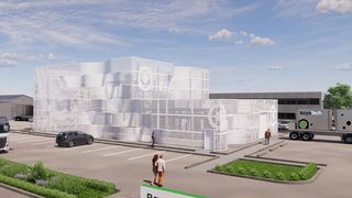 Bayo Gaas Wasserstoffzentren sollen lokalen Wasserstoff produzieren und an Abnehmer liefern. (Emerson)