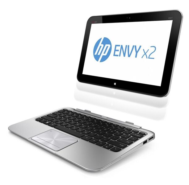 Per Magnetverschluss die Tastatur ans Tablet geklemmt – und schon wird aus dem HP Envy x2 ein Notebook. (Archiv: Vogel Business Media)