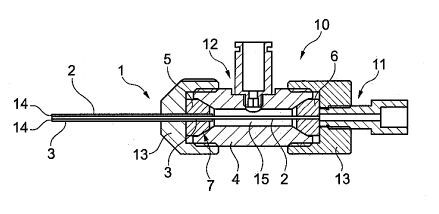 Eine Vorrichtung zum Versprühen von Medien an Innenseiten medizinischer Produkte.(Bild:  DPMA)