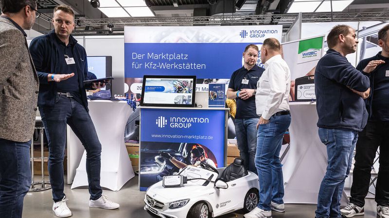 Als Marktplatz der Werkstätten versteht sich der Schadensteuerer Innovation Group. (Bild: Stefan Bausewein)