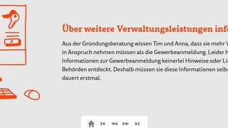 Teil der Gewerbeanmeldung: Hinweise oder Links zu anderen Behörden herausfinden (ratgeber-digitale-verwaltung.de)