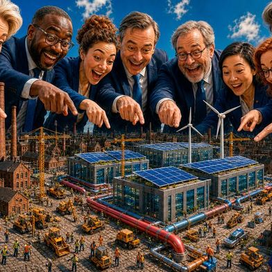 Symbolbild: Die EU-Komission will mit beschleunigten Ausbauzonen für Datacenter, der Förderung europäischer Chips und KI, einer Open-Source-Strategie und einem speziellen Fokus auf den Energiesektor Europas digitale Souveränität stärken. (Bild: GPT Images 2.0 / KI-generiert)