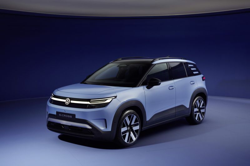 Der VW ID Cross orientiert sich in der Serie stark an der Studie.(Bild:  Volkswagen)