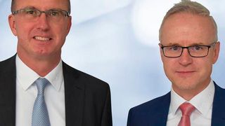 Die neuen Geschäftsführer von Rampf Machine Systems, Dirk Haumann (links) und Thomas Altmann, wollen das Produkt- und Serviceangebot des weltgrößten Mineralgussproduzenten mit Sitz in Wangen (bei Göppingen) weiter ausbauen. (Rampf Machine Systems)