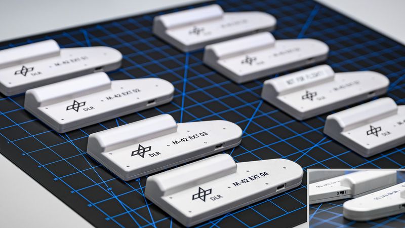 Den Strahlungsdetektor M-42 hat das Team der Strahlenbiologie am DLR-Institut für Luft- und Raumfahrtmedizin insbesondere bezüglich der Messelektronik weiterentwickelt. Das jüngste Mitglied in der Detektorfamilie, der M-42 EXT (extended), kann die Weltraumstrahlung bei der Mondumrundung der Orion auf der Artemis-II-Mission genauer messen als die Vorgängerversion auf Artemis I.  (Bild: DLR)