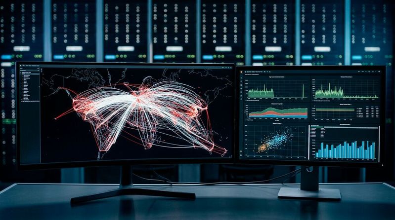 Cloudflare erkannte im ersten Halbjahr 2026 weltweit vor allem kurze, geopolitisch motivierte DDoS-Attacken gegen Medien, Regierungen und Ziele insbesondere in China, den USA und der Türkei.(Bild:  Gemini / Vogel IT-Medien GmbH / KI-generiert)