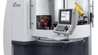 Ob Hartmetall, Cermet, Keramik oder superhartes PKB/PKD, laut Ewag erfüllt Schleifmaschine sämtliche Anforderungen an Präzision und Schnelligkeit. Bild: Ewag (Archiv: Vogel Business Media)