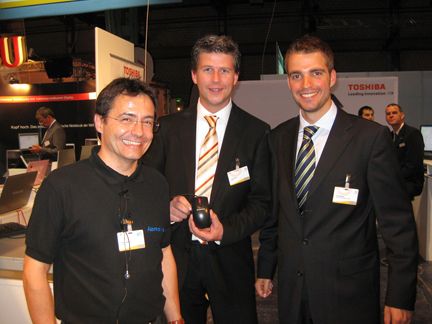 Peter Sperling, Lars Henkel und Jan Rabenau von Lenovo (Archiv: Vogel Business Media)