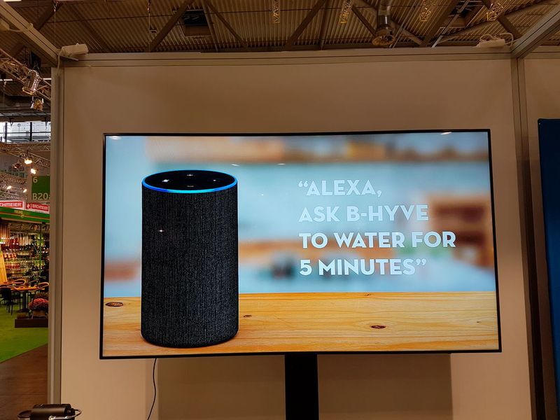 Die Bewässerungslösung B-hyve kann auch per Alexa gesteuert werden. (Oliver Schonschek, IT-Business)