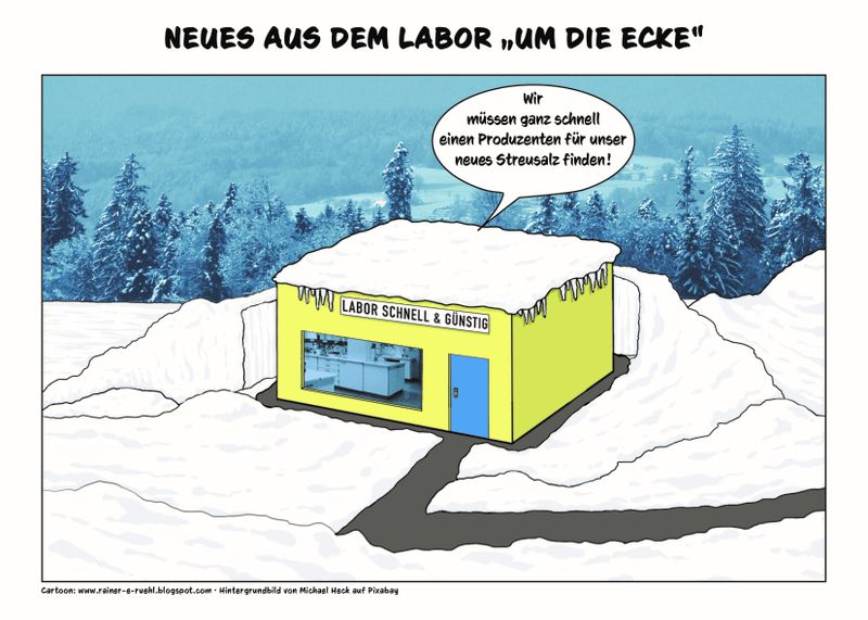Übersicht unserer Bildergalerien (Comic: www.rainer-e-ruehl.blogspot.com) (Bild: LABORPRAXIS/Rühl)