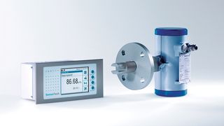Tauchsensor und Controller eines LiquiSonic-Messsystems. (Bild: SensoTech)