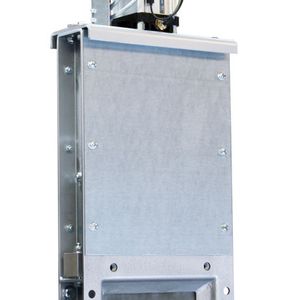 Der Flachschieber garantiert eine optimale Abdichtung bei Lagerung von staubhaltigen oder granulatförmigen Schüttgütern bis 8 mm Körnung.(Bild:  Stanelle)