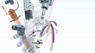 Komplette, anschlussfertige Antriebseinheit: Der SMART Zylinder vereint Zylinder, Wegeventil, Magnetschalter, Gerätestecker, die Verschlauchung und Abluftdrosseln in einem Bauteil.  Bild: Norgren (Archiv: Vogel Business Media)