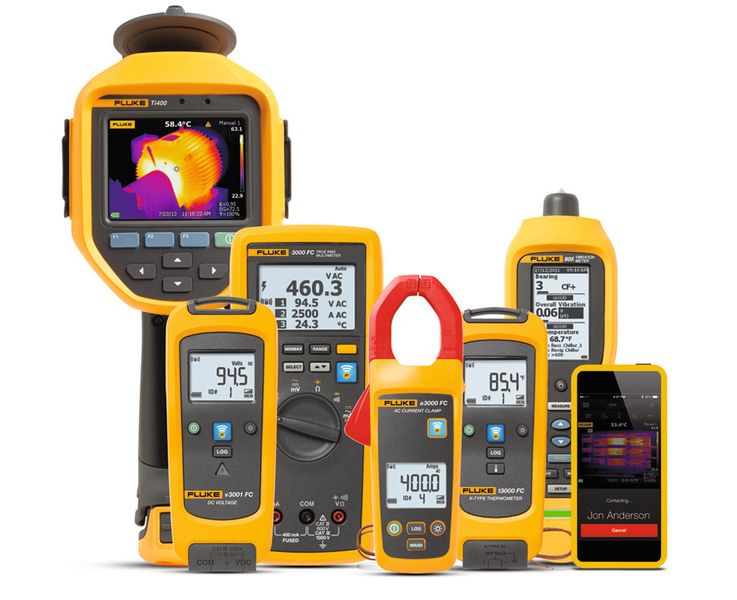 Die Handmessgeräte von Fluke sind drahtlos und Cloud-kompatibel. Das Fluke-Connect-Angebot nutzt Innovationen in Mainstream-Technologien wie Bluetooth. (Bild: Fluke)