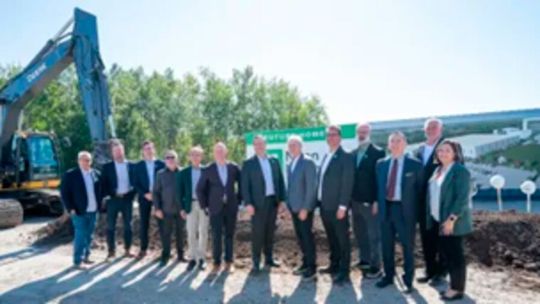 The groundbreaking plant will manufacture 1,500 tons of Iron Nitride permanent magnets annually once fully operational in 2027.(Source:  John Wood)