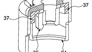 Ein Endoskop mit einem Ansaugventil mit Abdichtbutton. (Bild: DPMA)