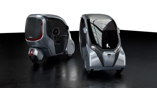 Gelenkt wird der Hopper mit dem Hinterrad. Eine Lösung, die eine hohe Wendigkeit verspricht.(Bild:  Hopper Mobility)