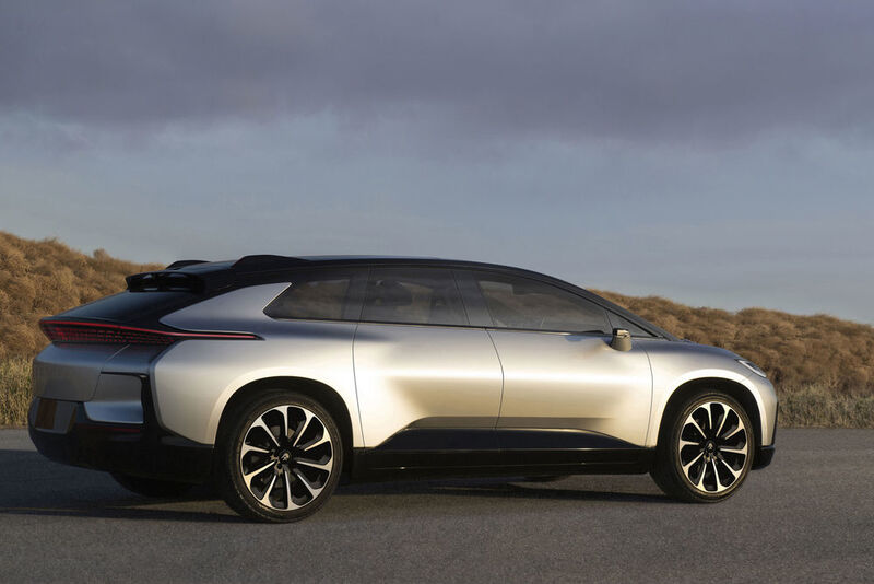 Das SUV sollte den eigenen Anspruch untermauern, Tesla in Zukunft das Leben schwer zu machen. (Faraday Future)