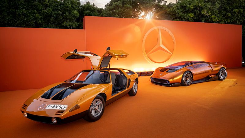 Auch wenn der One-Eleven einige gestalterische Elemente des historischen C 111 zitiert, versprüht der One-Eleven keine Retro-Romantik. (Bild: Mercedes-Benz)