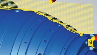 Mit  ist ein Hocheffizientes Drehen mit Hypermill ist eines der Schwerpunkte am Messestand von Open Mind. (Open Mind)